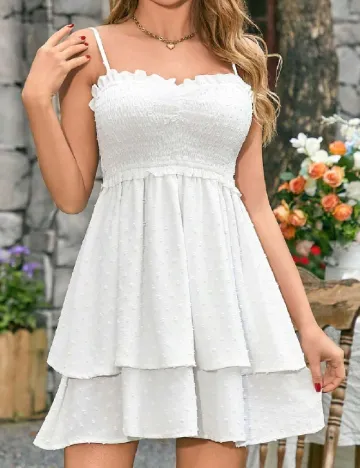 Rochie scurta SHEIN, alb