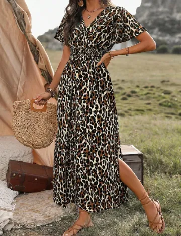 Rochie lunga SHEIN, animal print