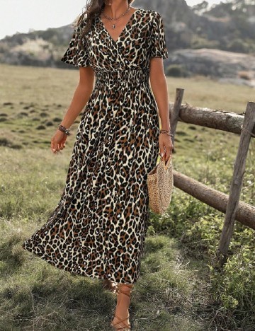 Rochie lunga SHEIN, animal print