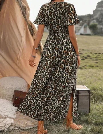 Rochie lunga SHEIN, animal print