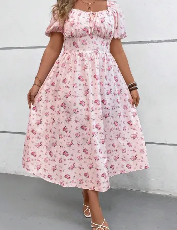 Rochie lunga SHEIN CURVE, roz