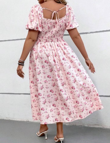 Rochie lunga SHEIN CURVE, roz