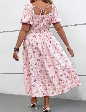 Rochie lunga SHEIN CURVE, roz