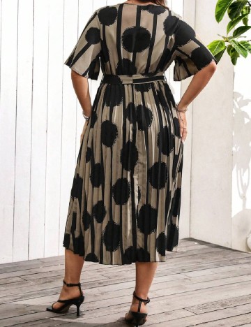 Rochie medie SHEIN CURVE, kaki
