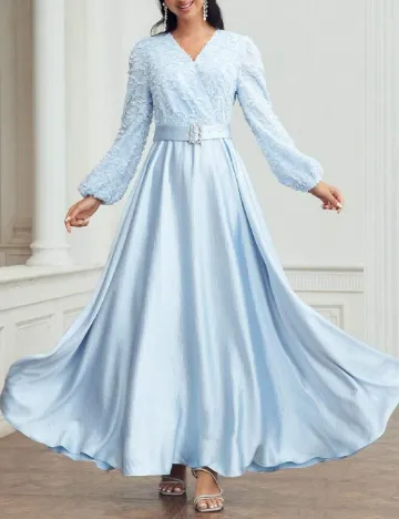 Rochie lunga MOTF, albastru