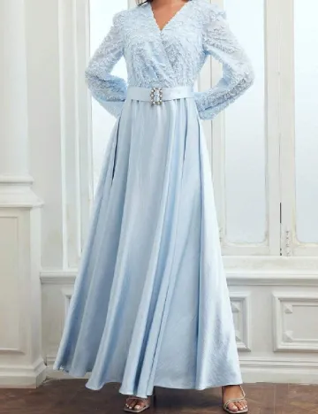 Rochie lunga MOTF, albastru