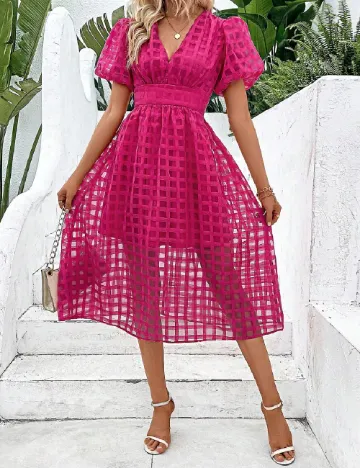 Rochie medie SHEIN, roz