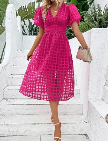 Rochie medie SHEIN, roz