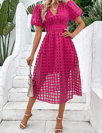 Rochie medie SHEIN, roz