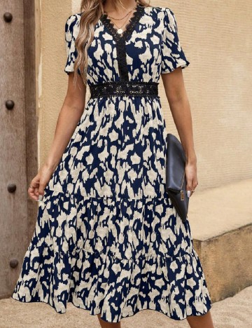 Rochie medie SHEIN, bleumarin
