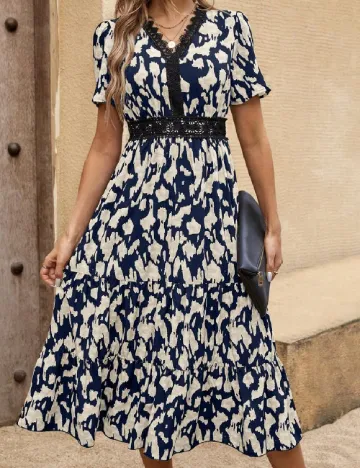 Rochie medie SHEIN, bleumarin