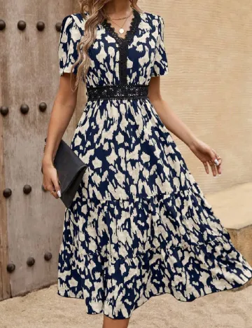 Rochie medie SHEIN, bleumarin