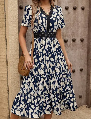 Rochie medie SHEIN, bleumarin