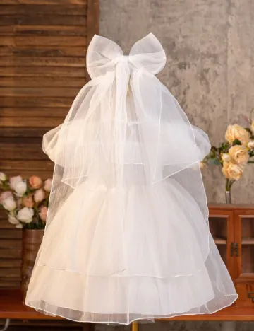 Rochie scurta Shein Kids, alb