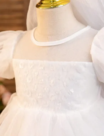 Rochie scurta Shein Kids, alb