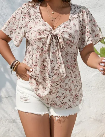 Bluza SHEIN CURVE, floral print