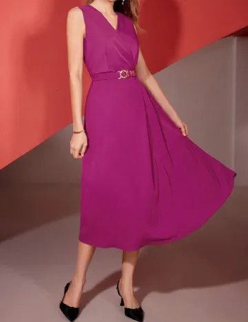 Rochie medie MOTF, roz