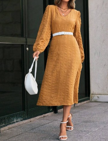 Rochie medie SHEIN, maro