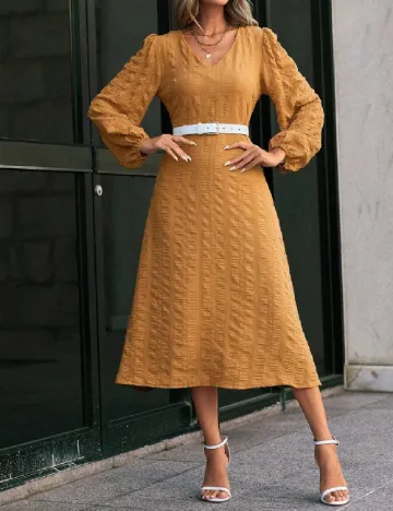 Rochie medie SHEIN, maro
