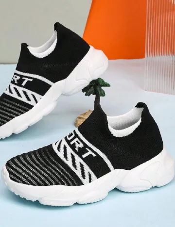 Adidasi Shein Kids, negru