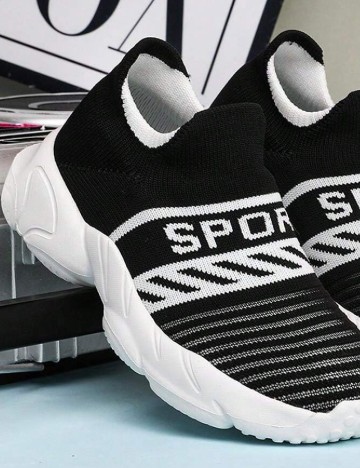 Adidasi Shein Kids, negru