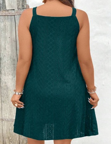 Rochie scurta SHEIN CURVE, verde