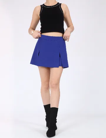 Fusta pantalon Only, albastru