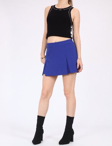 Fusta pantalon Only, albastru