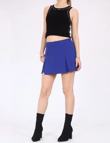 Fusta pantalon Only, albastru
