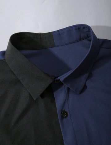 Compleu SHEIN, negru/bleumarin