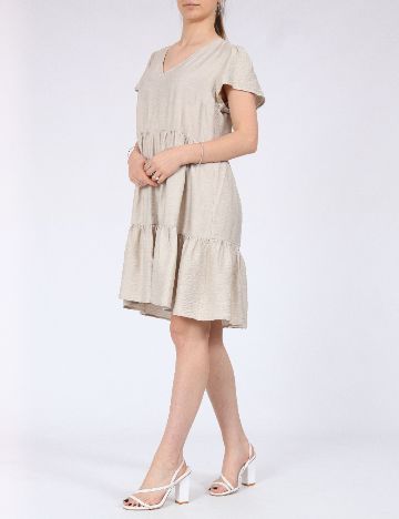 Rochie scurta Vero Moda, bej