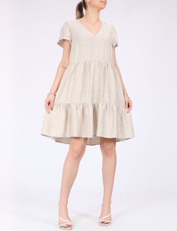 Rochie scurta Vero Moda, bej