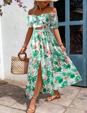 Rochie lunga SHEIN, verde