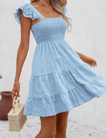 Rochie scurta SHEIN, bleu