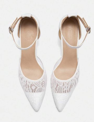 Pantofi SHEIN, alb