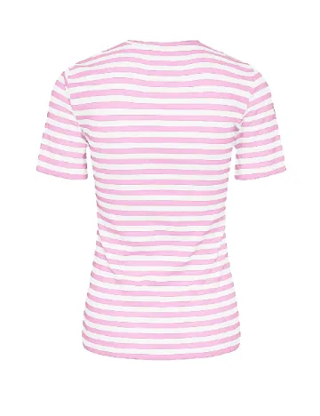 Tricou Vero Moda, roz/alb