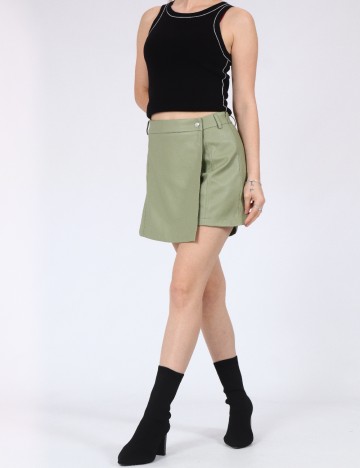 Fusta pantalon Only, verde