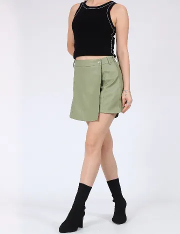 Fusta pantalon Only, verde