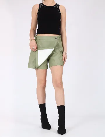 Fusta pantalon Only, verde