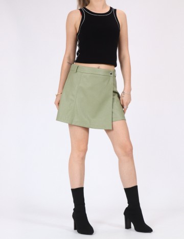 Fusta pantalon Only, verde