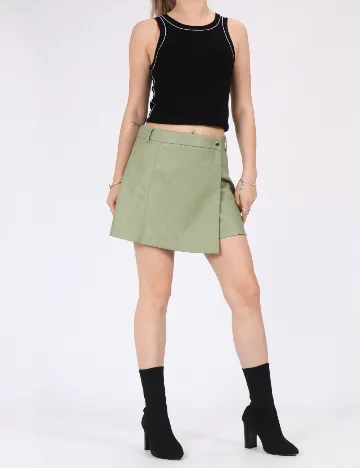 Fusta pantalon Only, verde