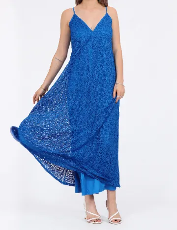 Rochie lunga Vero Moda, albastru