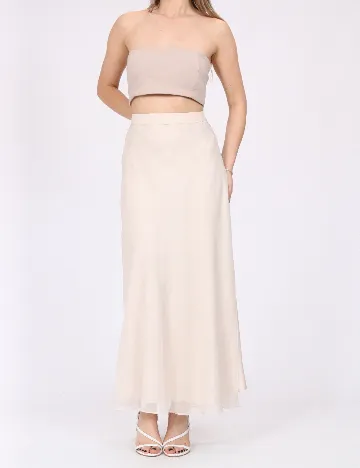 Fusta Vero Moda, bej