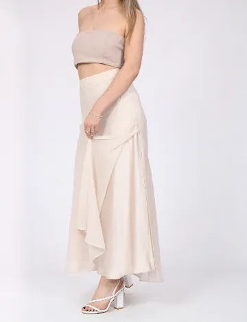 Fusta Vero Moda, bej