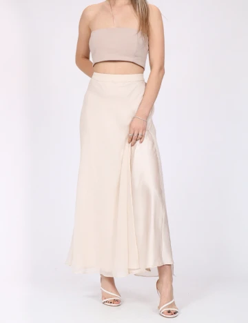 Fusta Vero Moda, bej