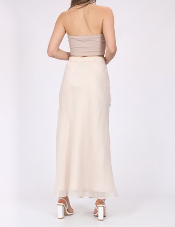 Fusta Vero Moda, bej
