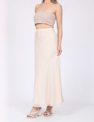 Fusta Vero Moda, bej