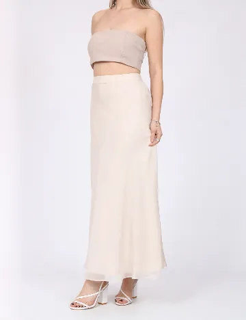 Fusta Vero Moda, bej
