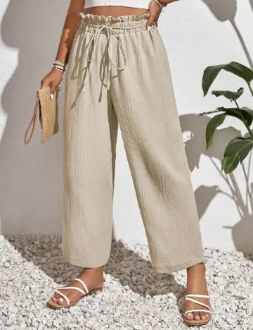 Pantaloni SHEIN CURVE, bej
