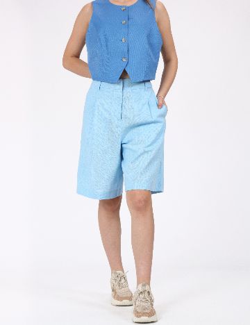 Pantaloni scurti Vero Moda, bleu